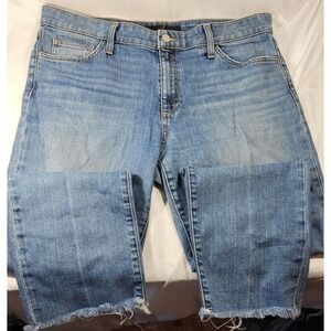 Joe's Women's The Scout Mid Rise Slim Tomboy Crop Jeans w/ Raw Edges - 30W